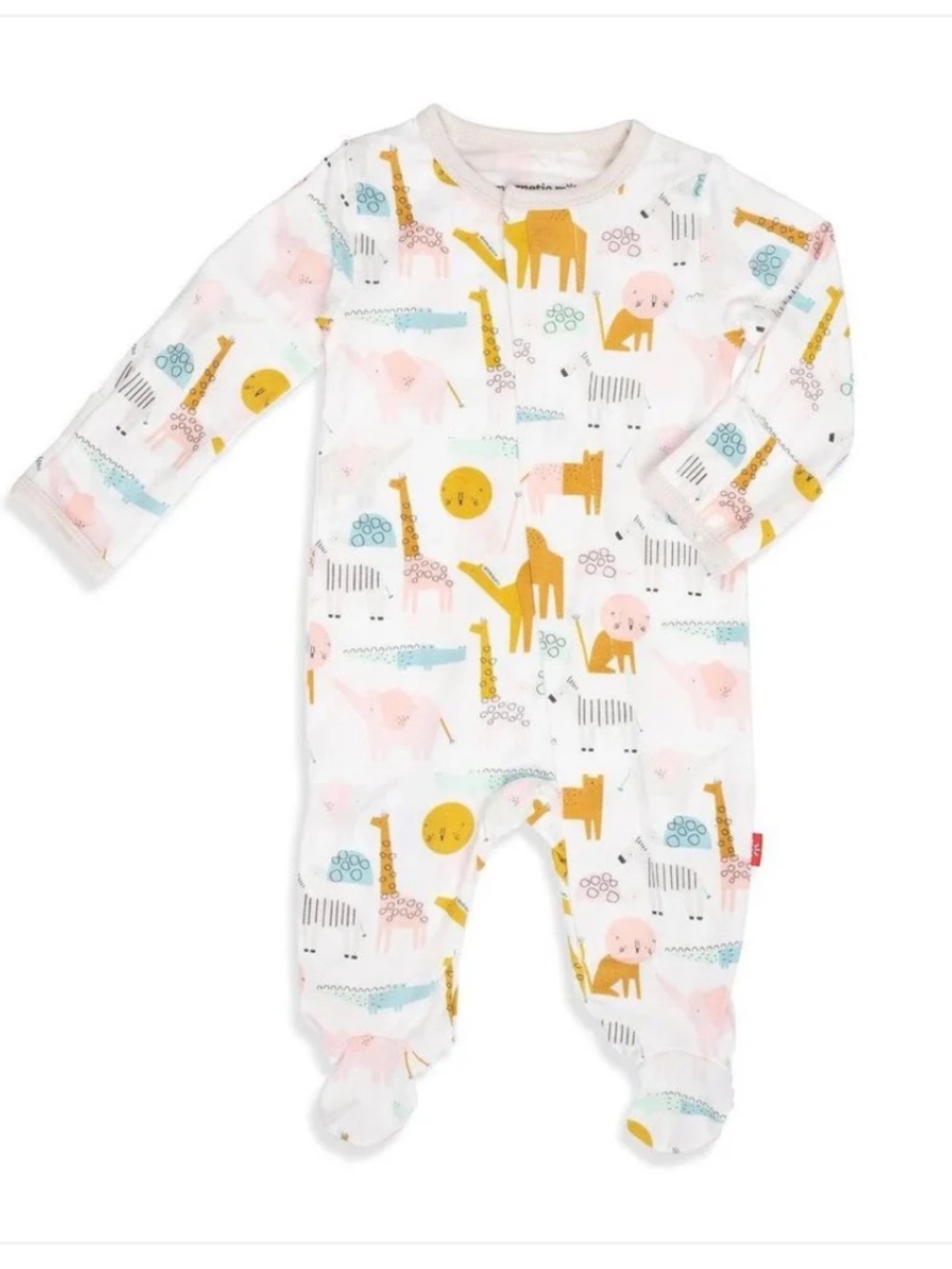 Magnetic Me the fast and furious pink modal footie sleeper 3-6 months modal